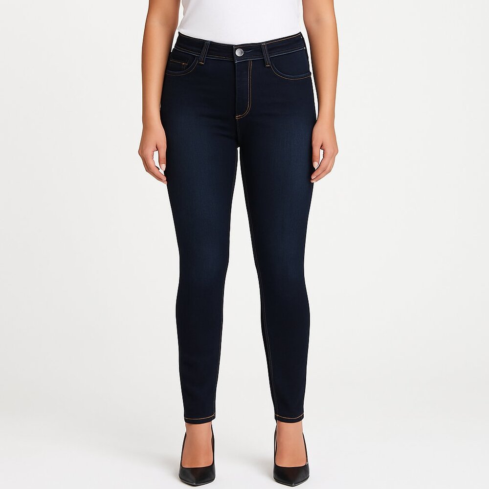 L'AGENCE Jeans Avery Skinny High Rise Women's 27 Deep Space Wash Blue Denim